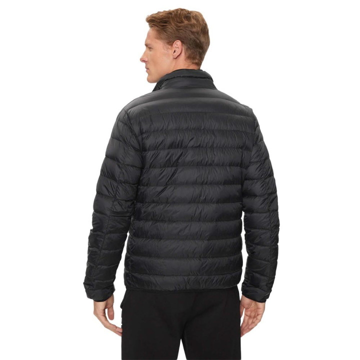 Ea7 Piumino Logo Nero Donna