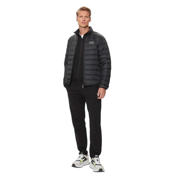 Ea7 Piumino Logo Nero Donna