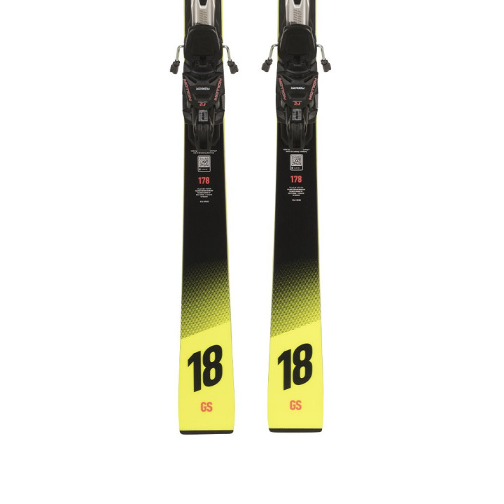 Volkl Racetiger Gs+Rm T12 Gw Nero Flo Rosso - Sci Uomo