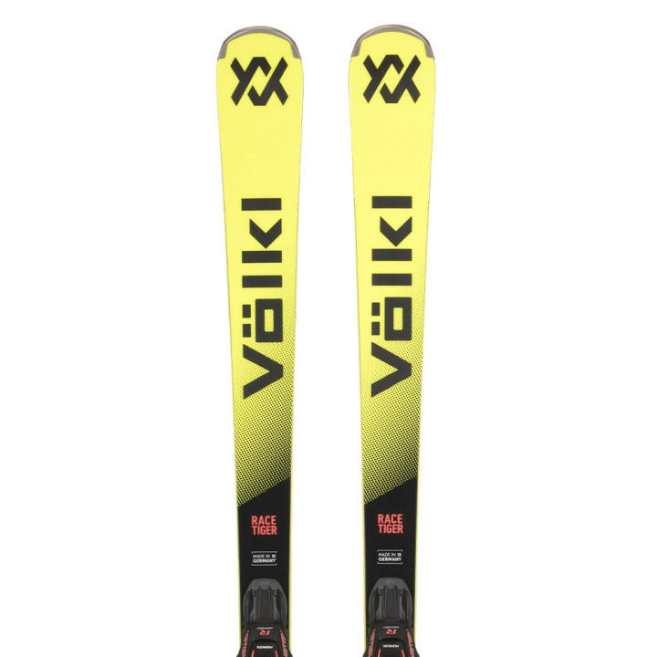 Volkl Racetiger Gs+Rm T12 Gw Nero Flo Rosso - Sci Uomo