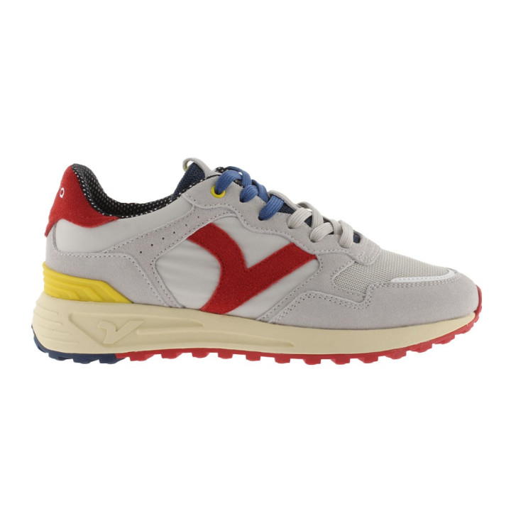 Victoria Flow Nylon Grigio Rosso - Sneakers Uomo