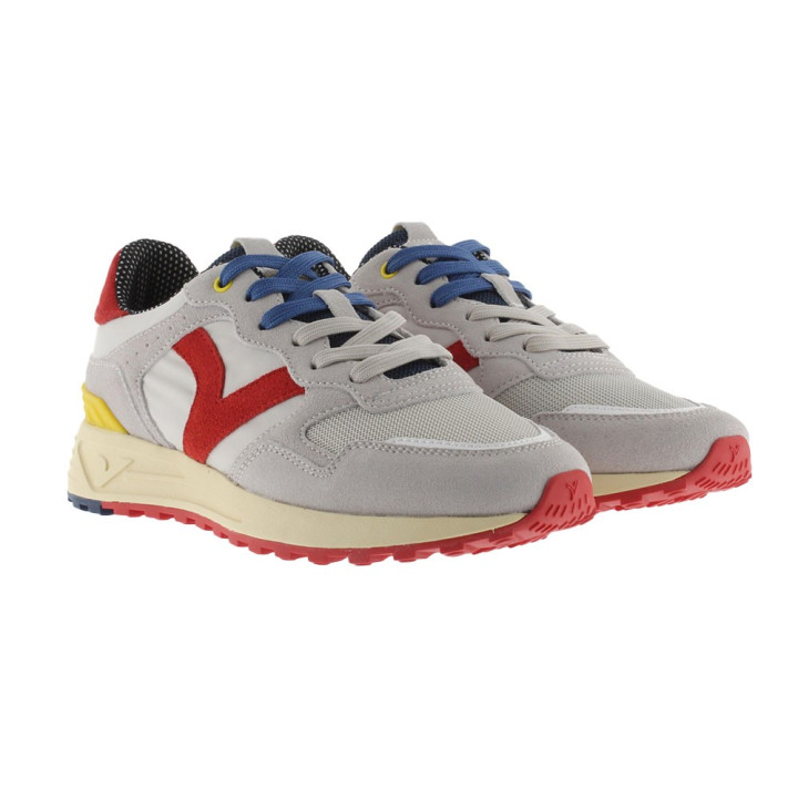 Victoria Flow Nylon Grigio Rosso - Sneakers Uomo