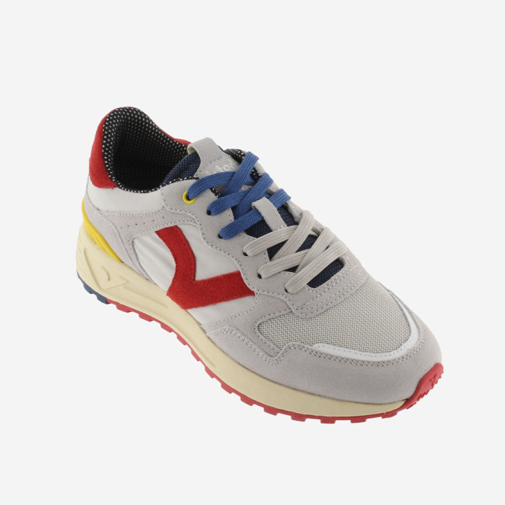 Victoria Flow Nylon Grigio Rosso - Sneakers Uomo