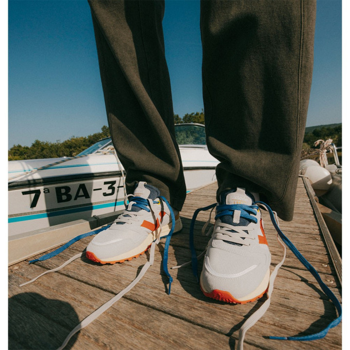 Victoria Flow Nylon Grigio Rosso - Sneakers Uomo