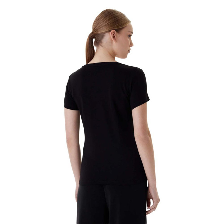 Ea7 T-Shirt Logo Core Nero Donna