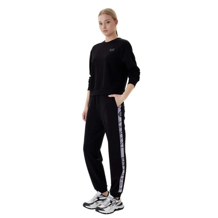Ea7 Tuta Sportiva Natural Ventus Nero Donna