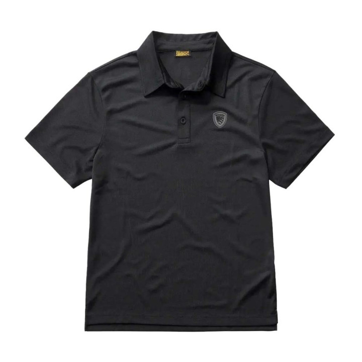 Blauer Polo Tessuto Tecnico Kemp Nero Uomo
