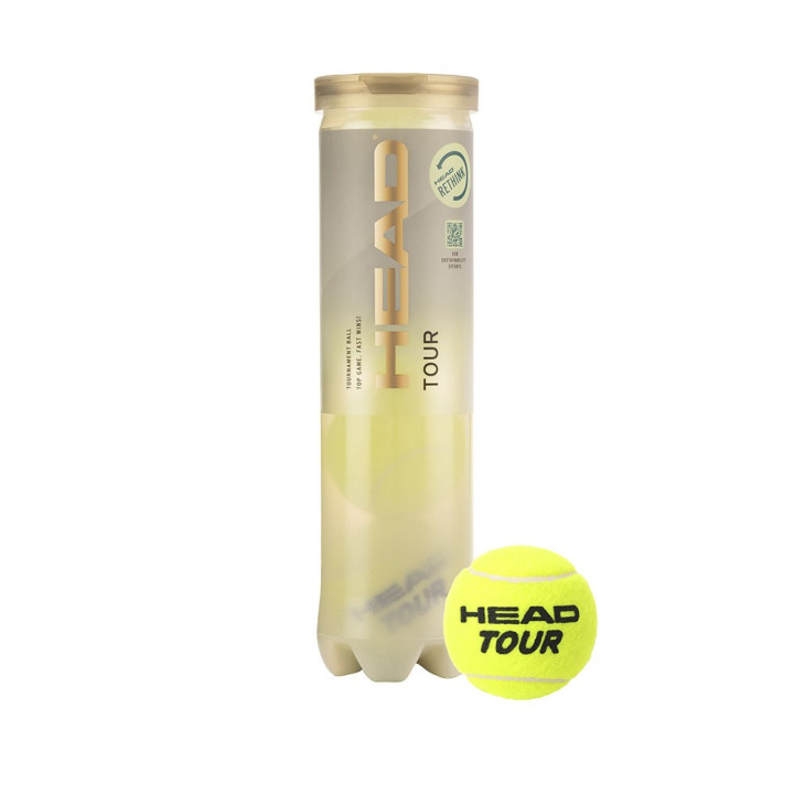 Head Palline Tennis Tour X4 Giallo