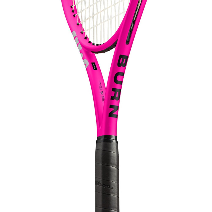Wilson Burn V6 100S Metallic Rosa - Racchetta Tennis Bambino