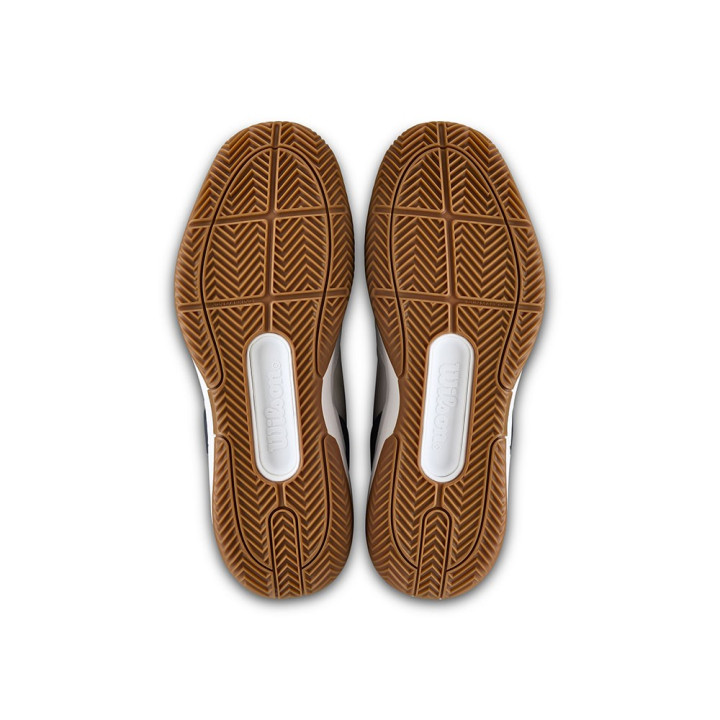 Wilson Tennis Rush Pro 5 Clay Bianco Navy Blazer Gum - Scarpe Tennis Uomo