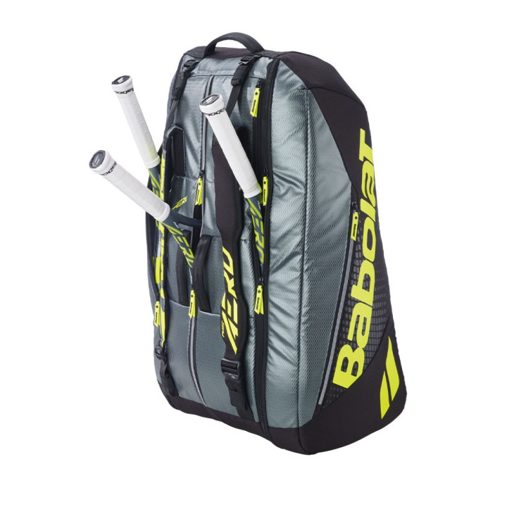 Babolat Borsa Tennis Rh12 Pure Aero Nero Fluo Giallo