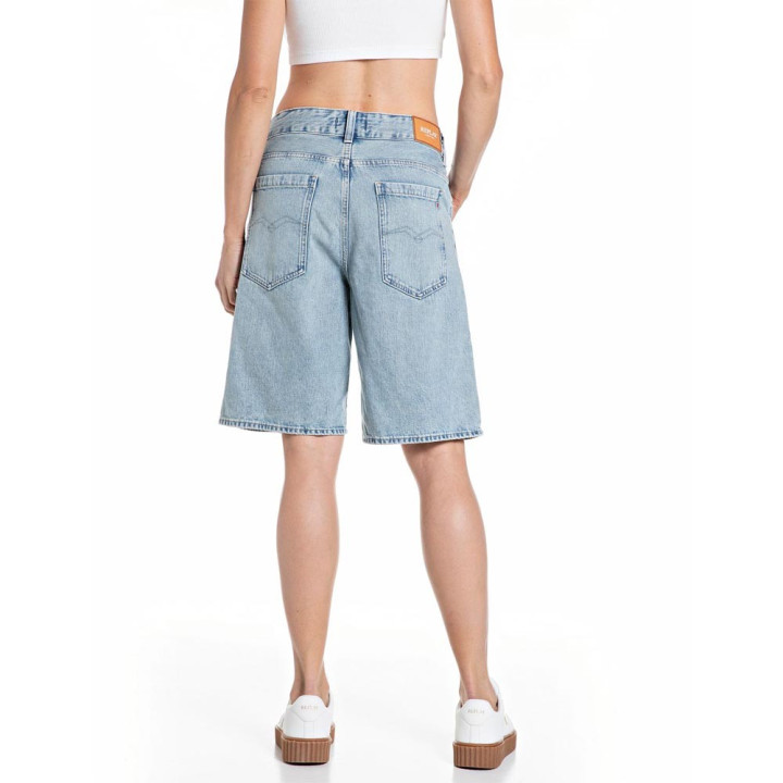 Replay Bermuda Light Blue Donna