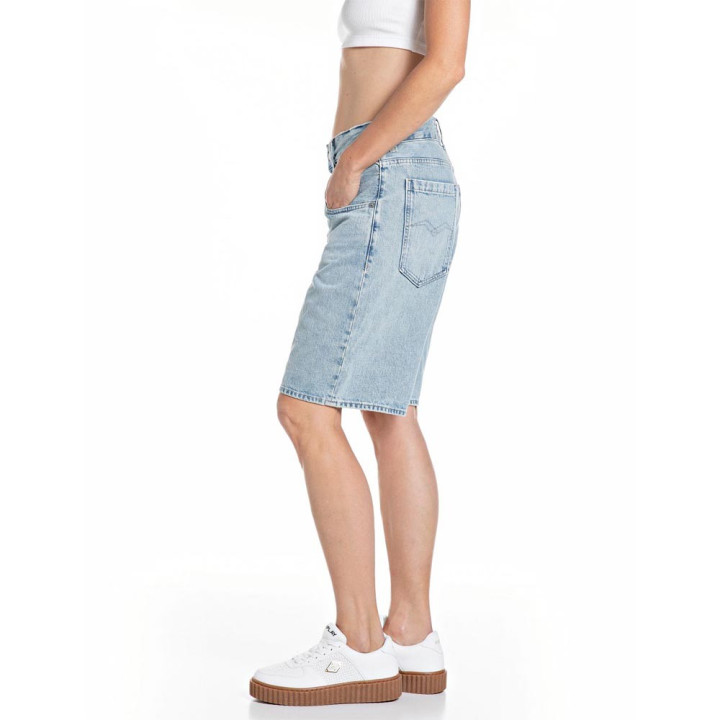 Replay Bermuda Light Blue Donna