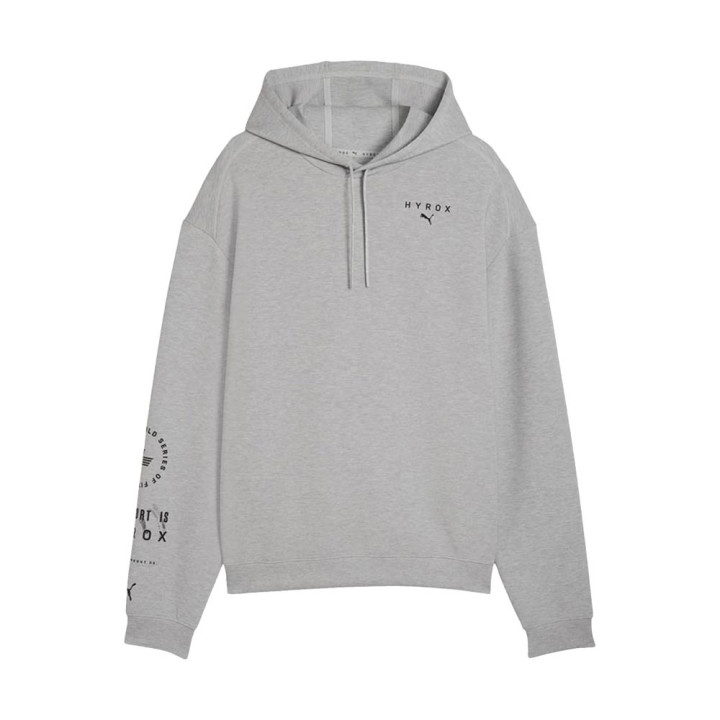 Puma Felpa Palestra Con Cappuccio Hyrox Grigio Uomo