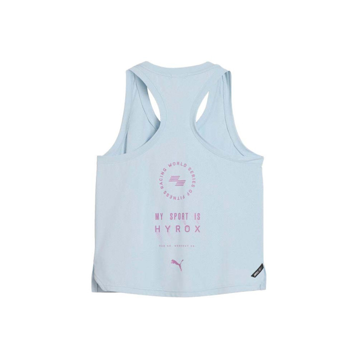 Puma Top Palestra Train Hyrox Azzurro Donna