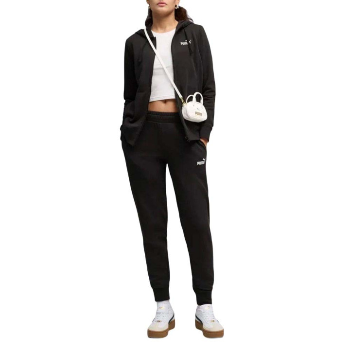 Puma Tuta Sportiva Full Zip C Capp Nero Donna