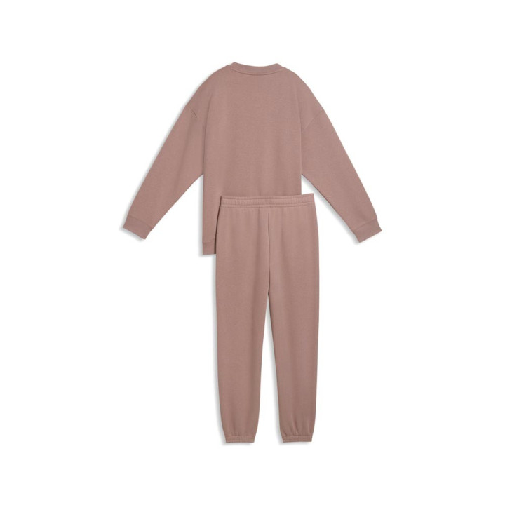 Puma Tuta Sportiva Felpa Palestra Girocollo Moro Bambina