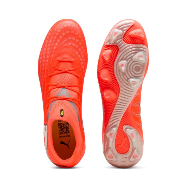 Puma Future 9 Pro Fg Ag Rosso Grigio - Scarpe Calcio Uomo