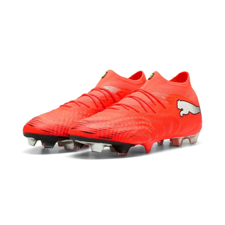 Puma Future 9 Ultimate Fg Rosso Bianco - Scarpe Calcio Uomo