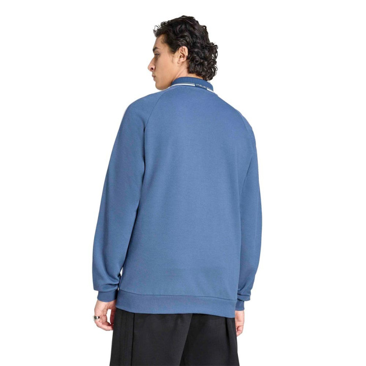 ADIDAS Felpa Calcio Italia Culture Blu Uomo