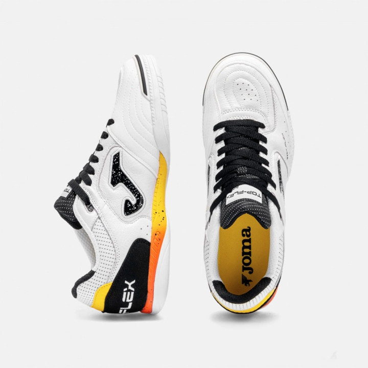 Joma Sport Top Flex 2632 Indoor Bianco Nero - Scarpe Calcio Uomo