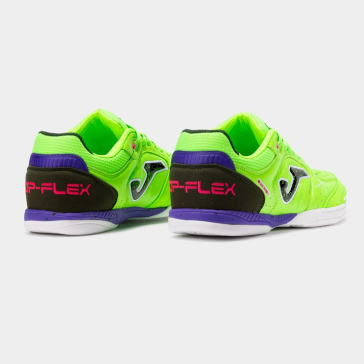 Joma Sport Top Flex 2511 Indoor Verde Fluo Nero - Scarpe Calcio Uomo