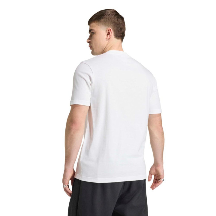 ADIDAS T-Shirt Culture Juve Trefoil Bianco Nero Uomo