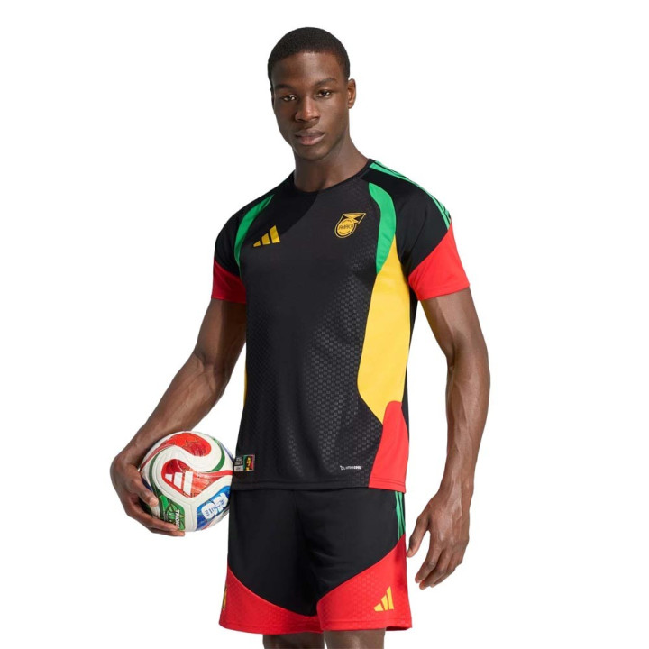 ADIDAS T-Shirt Training Jamaica Nero Uomo