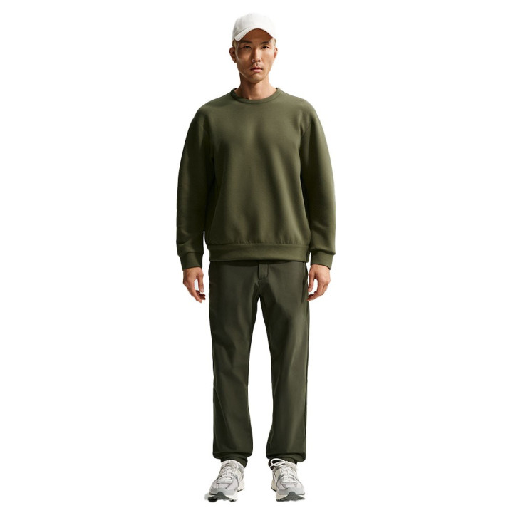 Nike 24.7 Impossiblysoft Felpa Palestra Girocollo Verde Uomo