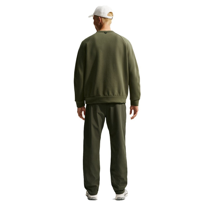 Nike 24.7 Impossiblysoft Felpa Palestra Girocollo Verde Uomo