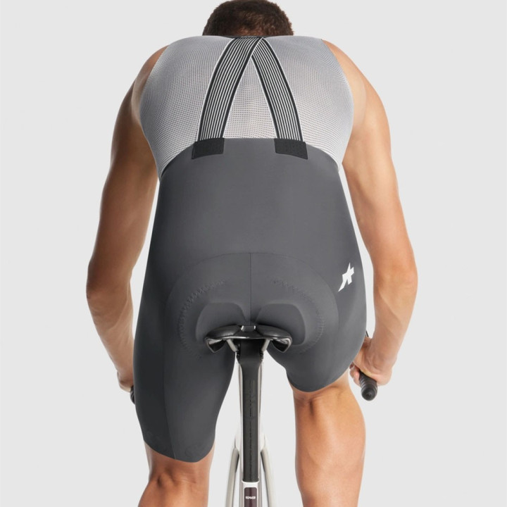Assos Salopette Ciclismo Equipe R Robust Grigio Uomo