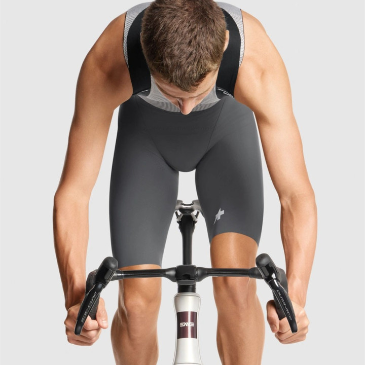 Assos Salopette Ciclismo Equipe R Robust Grigio Uomo