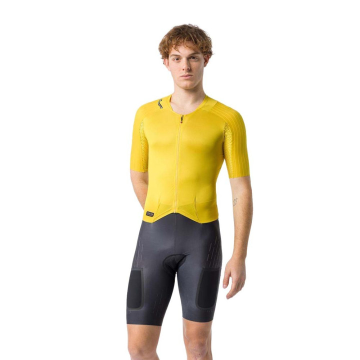 Castelli Body Ciclismo Ulimited Speedsuit Mango Mojito Nero Ivory Uomo
