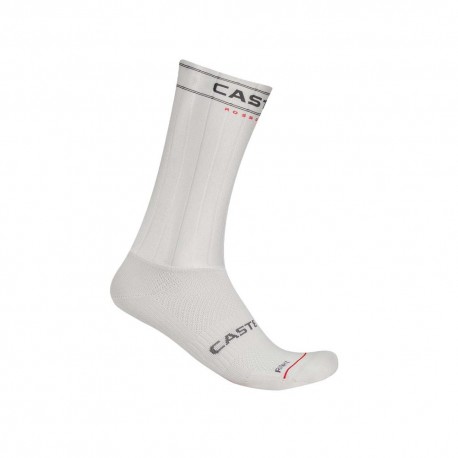 Castelli Calze Ciclismo Fast Feet 3 Bianco Uomo