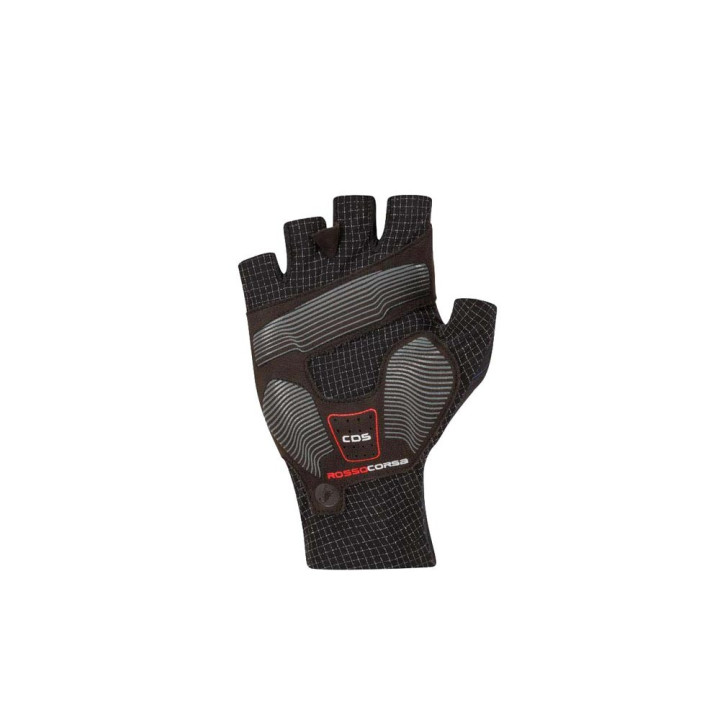 Castelli Guanti Ciclismo Rosso Corsa Pro Nero Uomo