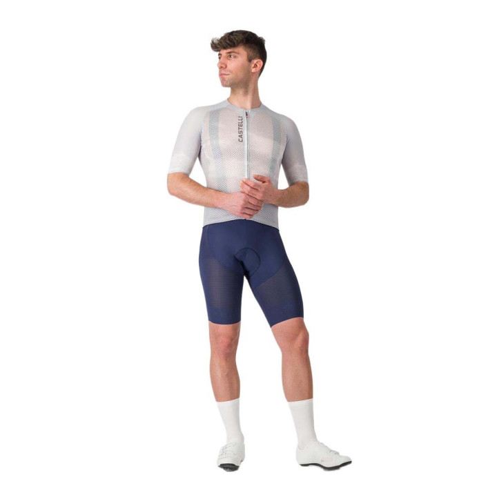 Castelli Maglia Ciclismo Climber'S A C Argento Gray Smoky Gray Uomo