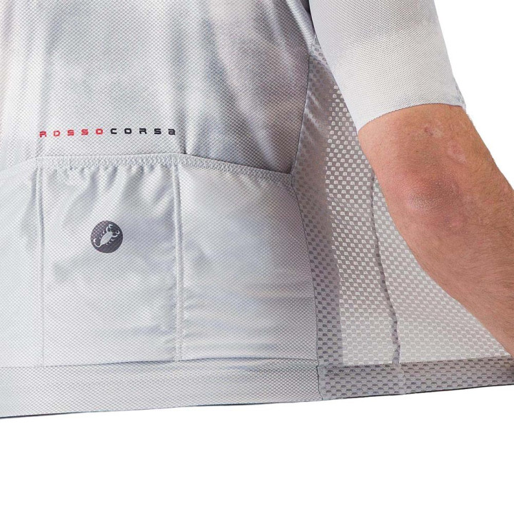 Castelli Maglia Ciclismo Climber'S A C Argento Gray Smoky Gray Uomo