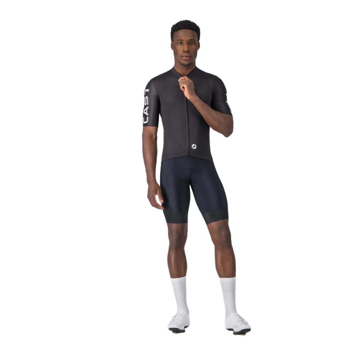Castelli Maglia Ciclismo Entrata Apex Nero Bianco Uomo