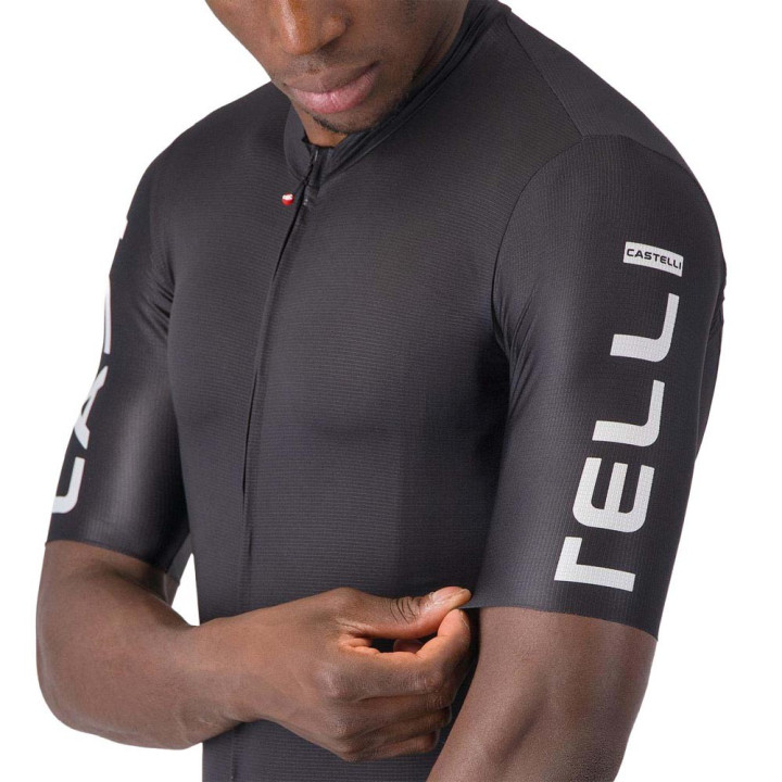 Castelli Maglia Ciclismo Entrata Apex Nero Bianco Uomo
