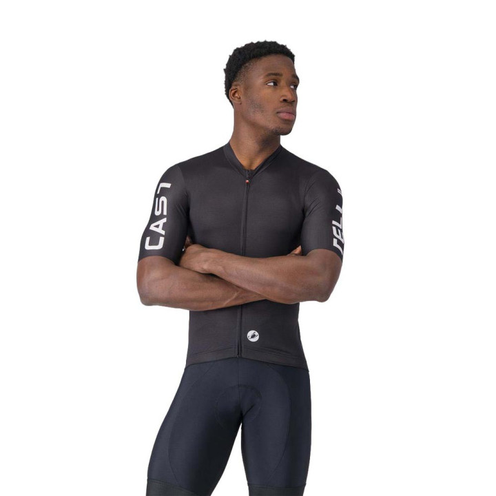 Castelli Maglia Ciclismo Entrata Apex Nero Bianco Uomo