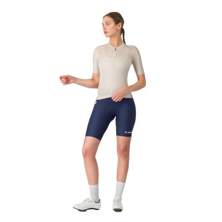 Castelli Maglia Ciclismo Espresso 2 Argento Moon Donna