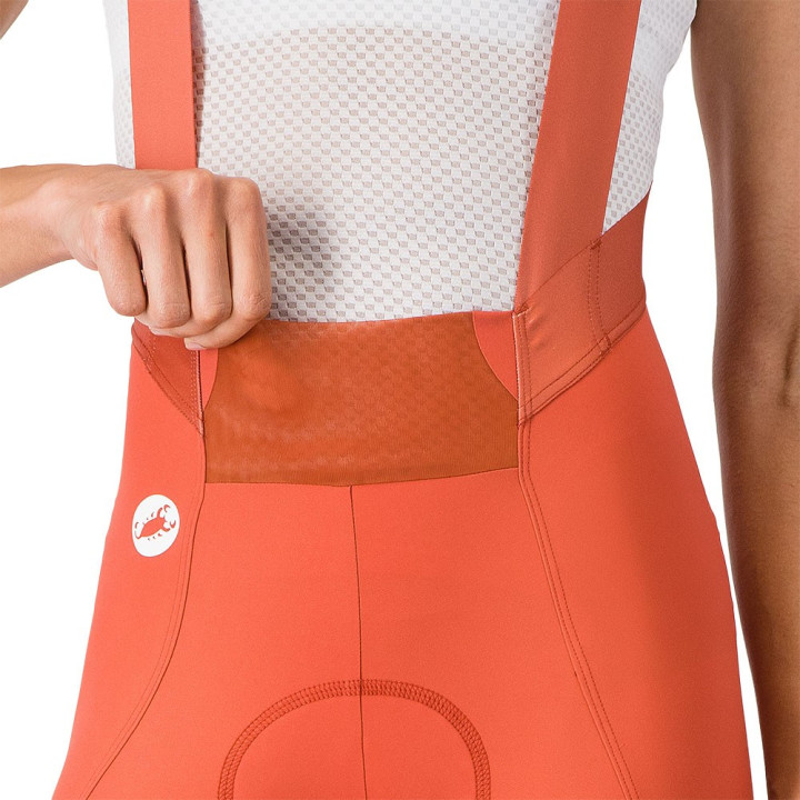Castelli Salopette Ciclismo Espresso 2 Paprika Donna
