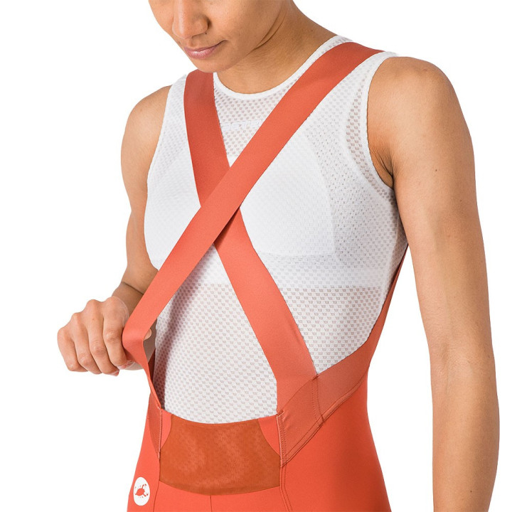 Castelli Salopette Ciclismo Espresso 2 Paprika Donna