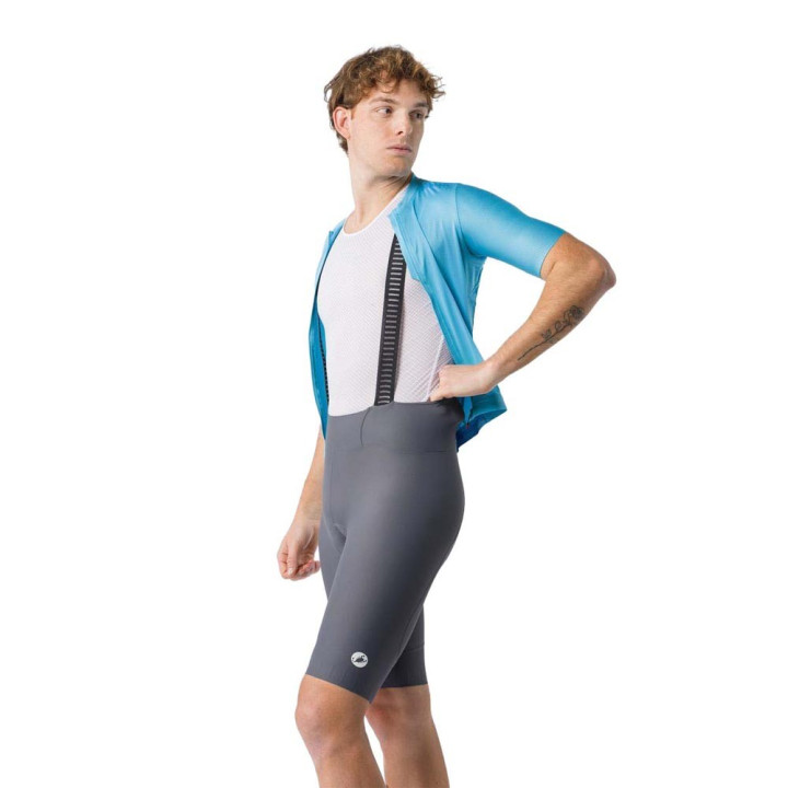 Castelli Salopette Ciclismo Espresso 2 Smoky Gray Uomo