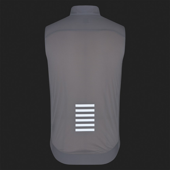 Rapha Gilet Ciclismo Pro Team Argento Bianco Uomo