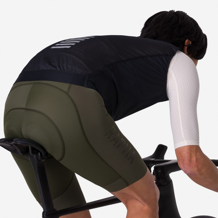Rapha Gilet Ciclismo Pro Team Nero Argento Uomo