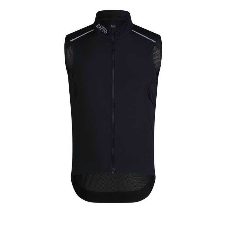 Rapha Gilet Ciclismo Pro Team Nero Argento Uomo