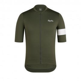 Core Jersey Dark verde bianco