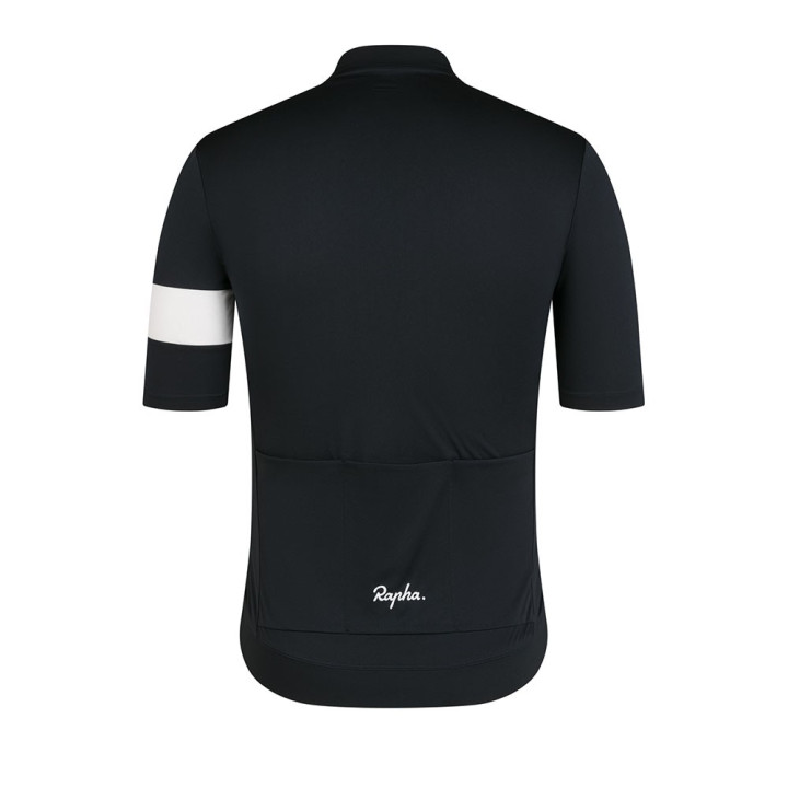 Rapha Maglia Ciclismo Core Jersey Nero Bianco Uomo