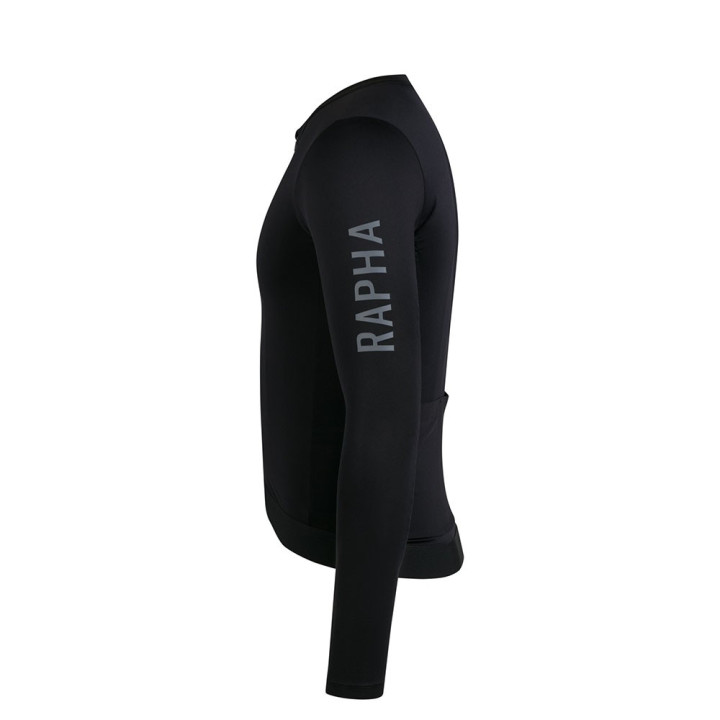 Rapha Maglia Ciclismo Ls Pro Team Lightweight Nero Bianco Uomo